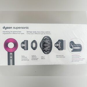 New Dyson Supersonic™ hair dryer 
Fast drying. No extreme heat.
